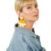 Ms. Meri Mak Hand-Made Accessories Eugene Hand Painted Plexi Glass Earring