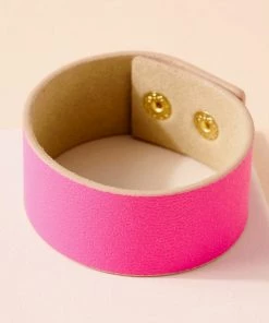 Ms. Meri Mak Electra Leather Cuff Hand-Made Accessories