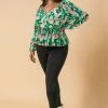 Ms. Meri Mak New Arrivals Cadilyn Plus Size Floral Top