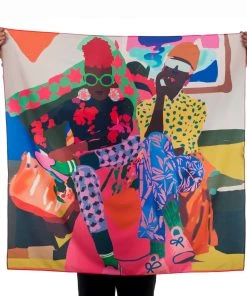 Santiago Paredes: Humo Portrait Silk Scarf