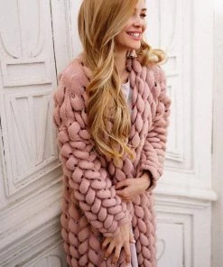 Ms. Meri Mak Jolie Knit Cardigan - Dusty Rose The Jolie Cardigan Store