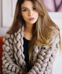 Ms. Meri Mak Jolie Knit Cardigan - Sand The Jolie Cardigan Store