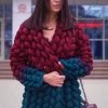 Ms. Meri Mak Jolie Knit Cardigan - Burgundy & Teal