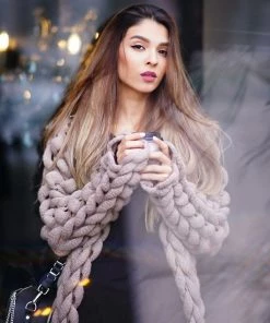 Ms. Meri Mak Jolie Knit Cardigan - Sand The Jolie Cardigan Store