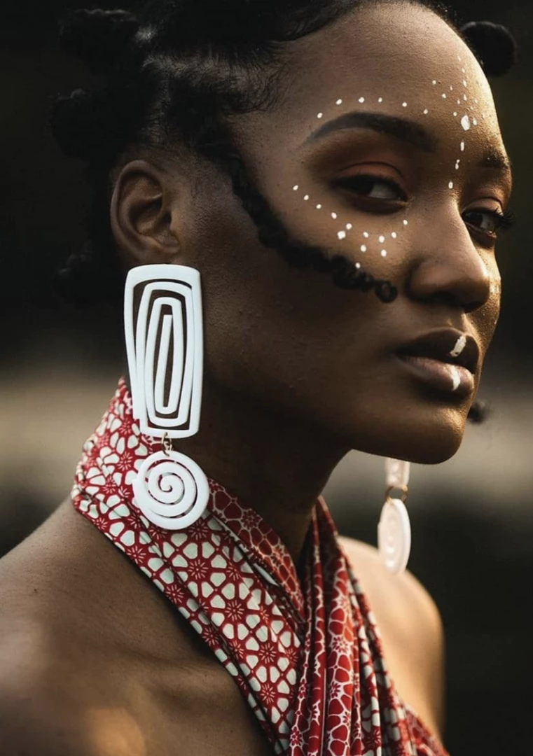 Ms. Meri Mak Hand-Made Accessories Emeraude Exclamation Mark Earrings