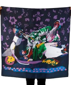 Silk Robes & Scarves Santiago Paredes: Ingres Portrait Silk Scarf