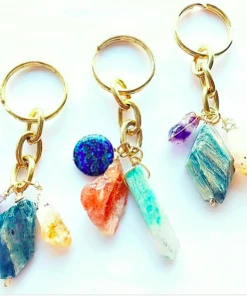 Etymology Jewelry Hand-Made Accessories Crystal And Gemstone Key Chain