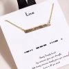 Ms. Meri Mak Enchanted Morse Code Love Necklace