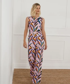 Hilary MacMillan Marchello Palm Jumpsuit