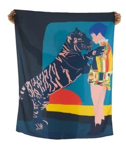 Santiago Paredes | Posmo Printed Scarf Silk Robes & Scarves