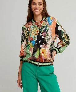 Aldo Martins New Arrivals Camilla Zip-up Bomber Light Weight Jacket